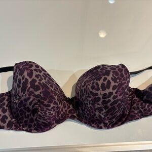 Leopard Print Women's Bra